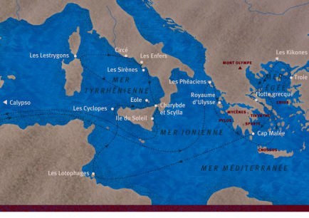 Carte mediterranee ulysse